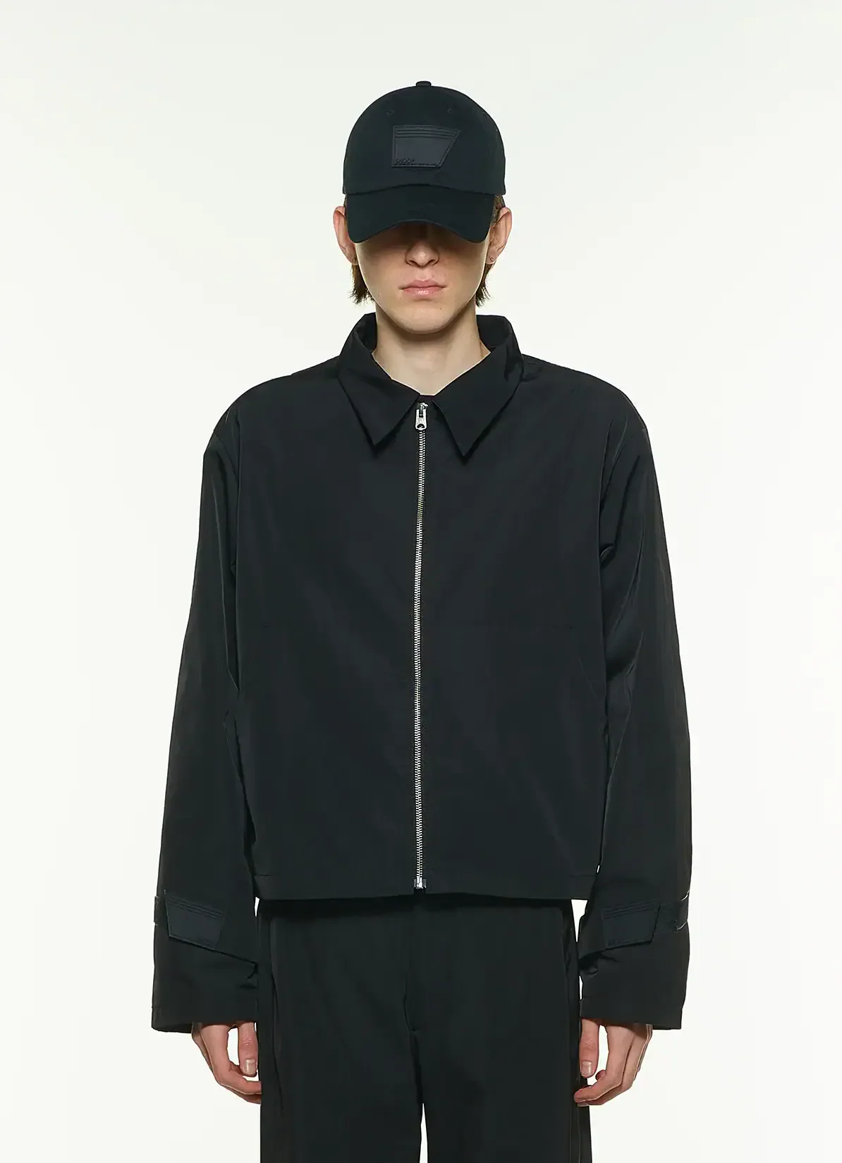 ラバーロゴ・ナイロン・ジャケット - ブラック｜SHOOP ウェア