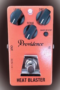 プロヴィデンスの最新ディストーションペダル「HEAT BLASTER」が熱