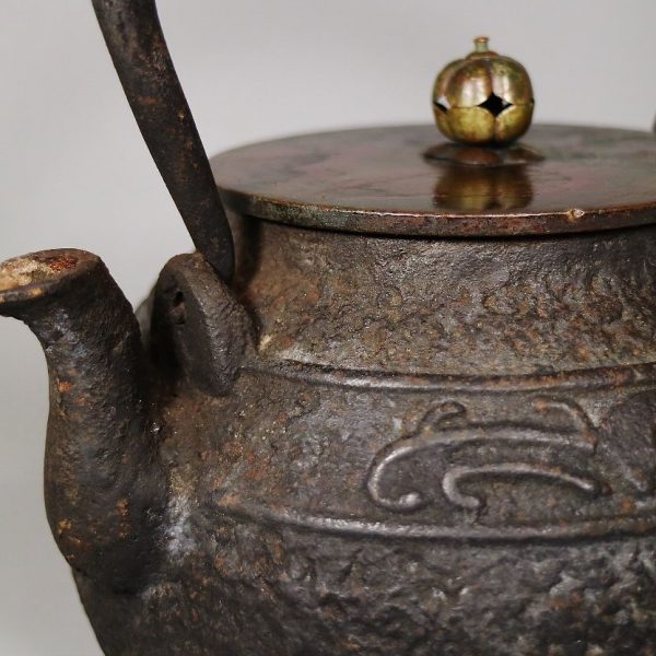 利久焜炉 安田工場 銅製 練炭コンロ アンティーク火鉢 骨董品 レア