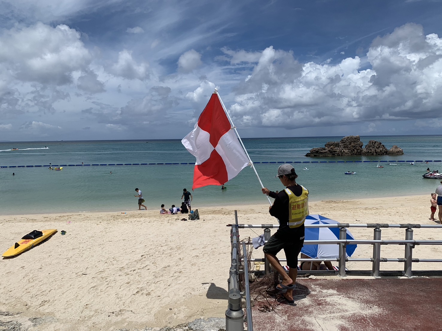令和6年度8月 【訓練参加】北谷町津波避難ビル避難訓練（北谷公園