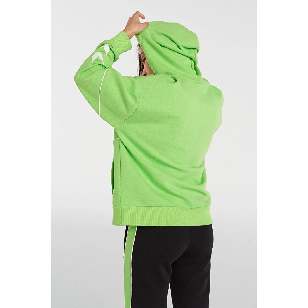 Hummel Hoodie Zoe Kadın Yeşil Kapşüşonlu Hoodie 922102-6402