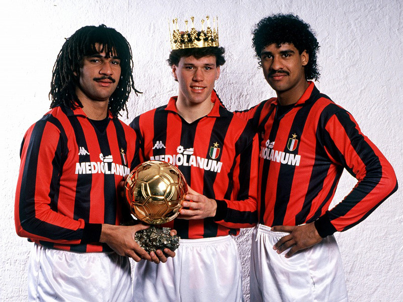 ミラン黄金期を築いたオランダトリオ。その後は3者3様も監督では大成