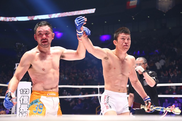 RIZIN】青木真也、桜庭に快勝で「五味とやる」 『PRIDE』の熱を起こし