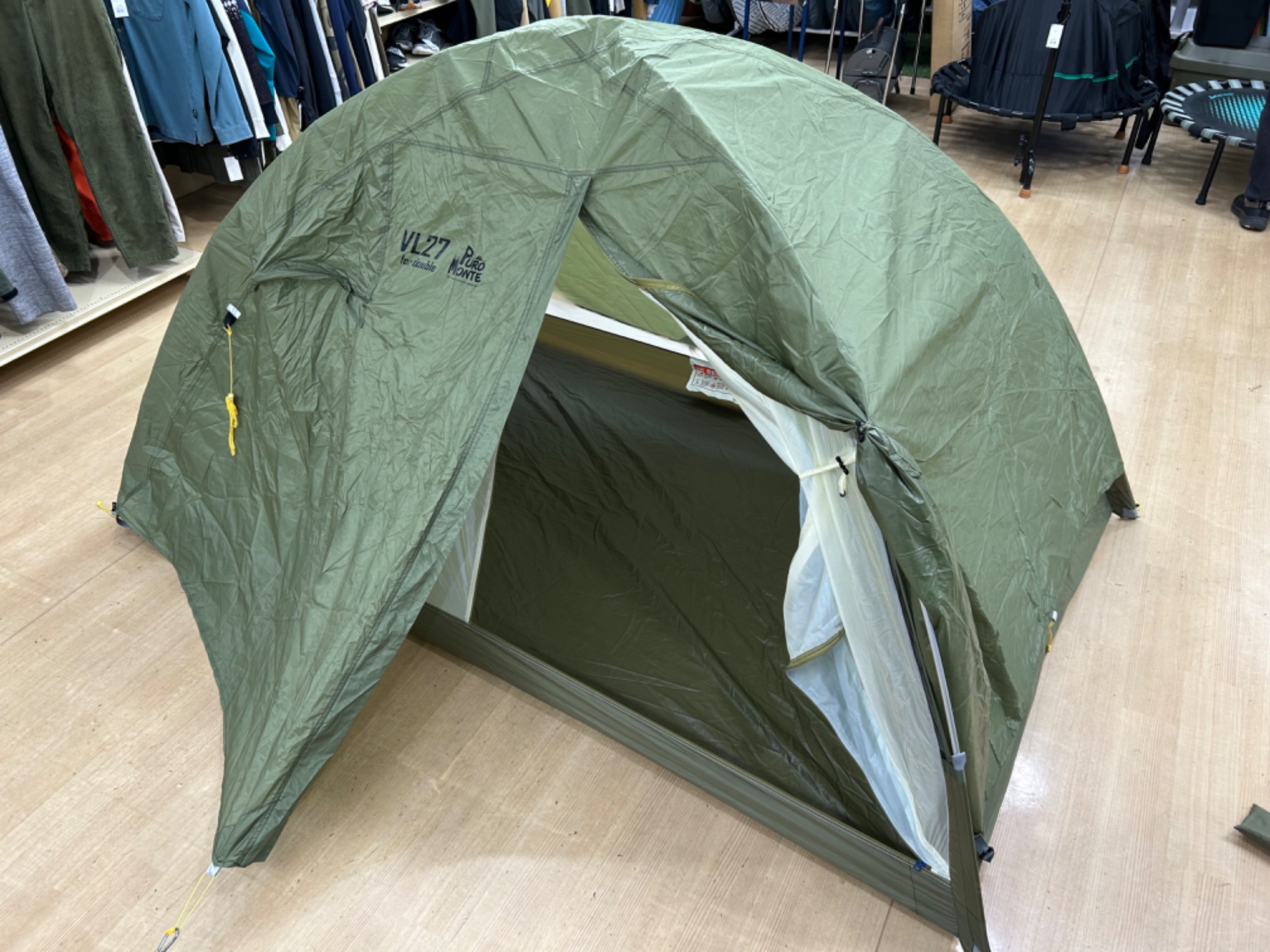 簡単設営、耐久性、防水性に優れたアルパインテント「プロモンテ VL27