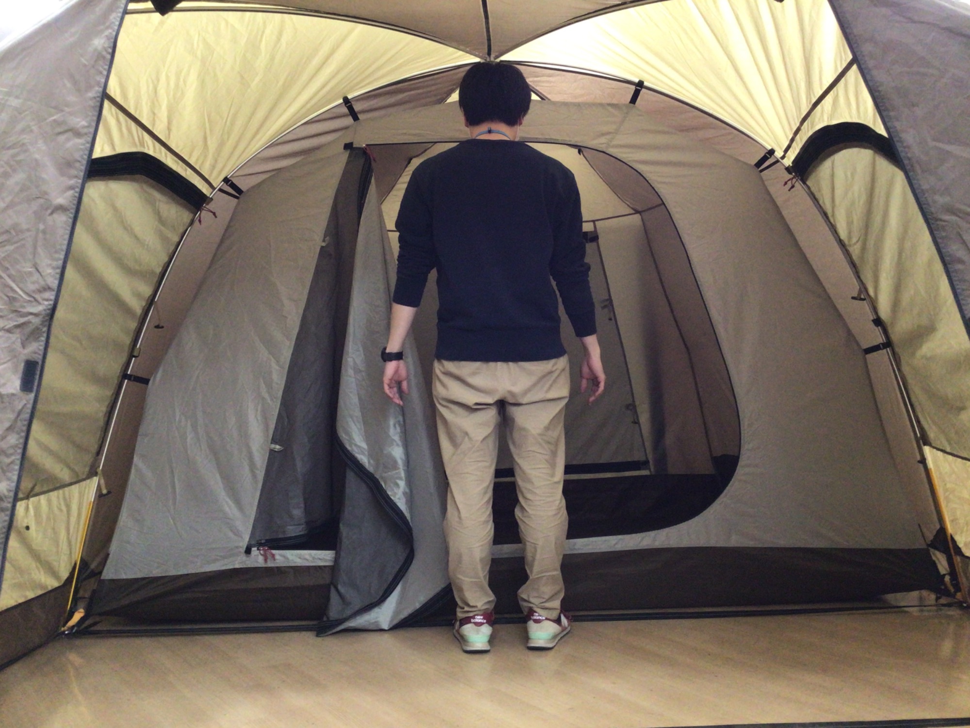 オガワのティエラリンドはコンパクトなサイズで少人数キャンプに