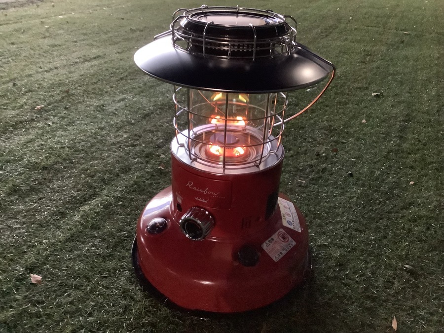 7色に輝くお洒落ストーブ「レインボーストーブ/RL-250」[2021.11.25