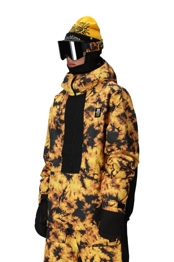 686 ロクハチロク MENS 686 SUBLIME SHELL ANORAK SUBLIME ORANGE TIE