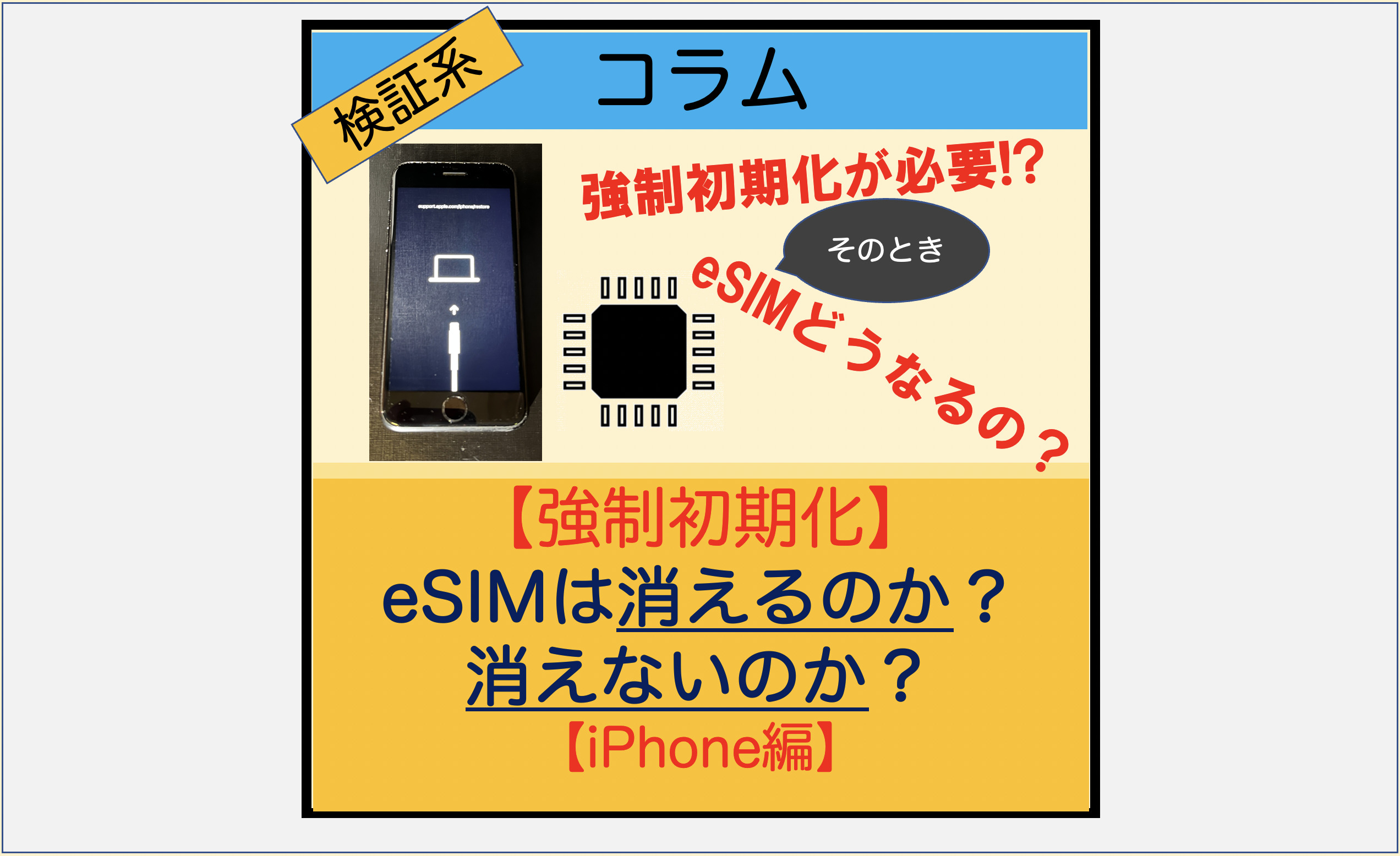強制初期化】eSIMは消えるのか？消えないのか？【iPhone】 | スマ辞書