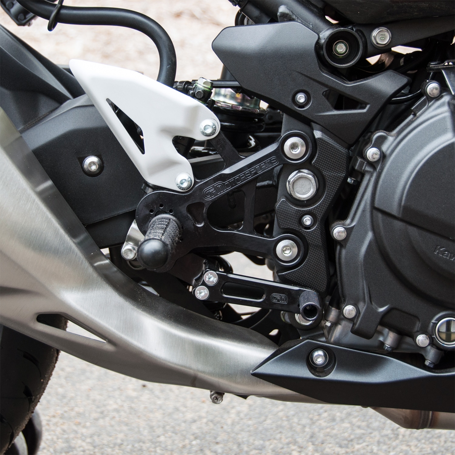 Ninja EX400/500cc Rear Sets Woodcraft/CFM