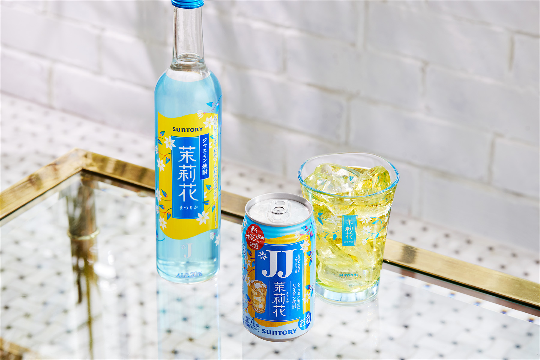 ジャスミン焼酎「茉莉花」のジャスミン茶割 あのJJが満を持して缶に