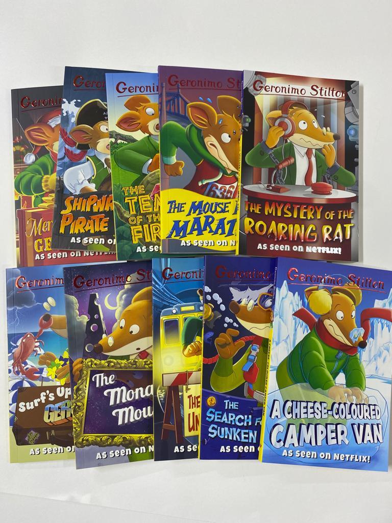 Geronimo Stilton 10 Book Collection Series 3 Box Set
