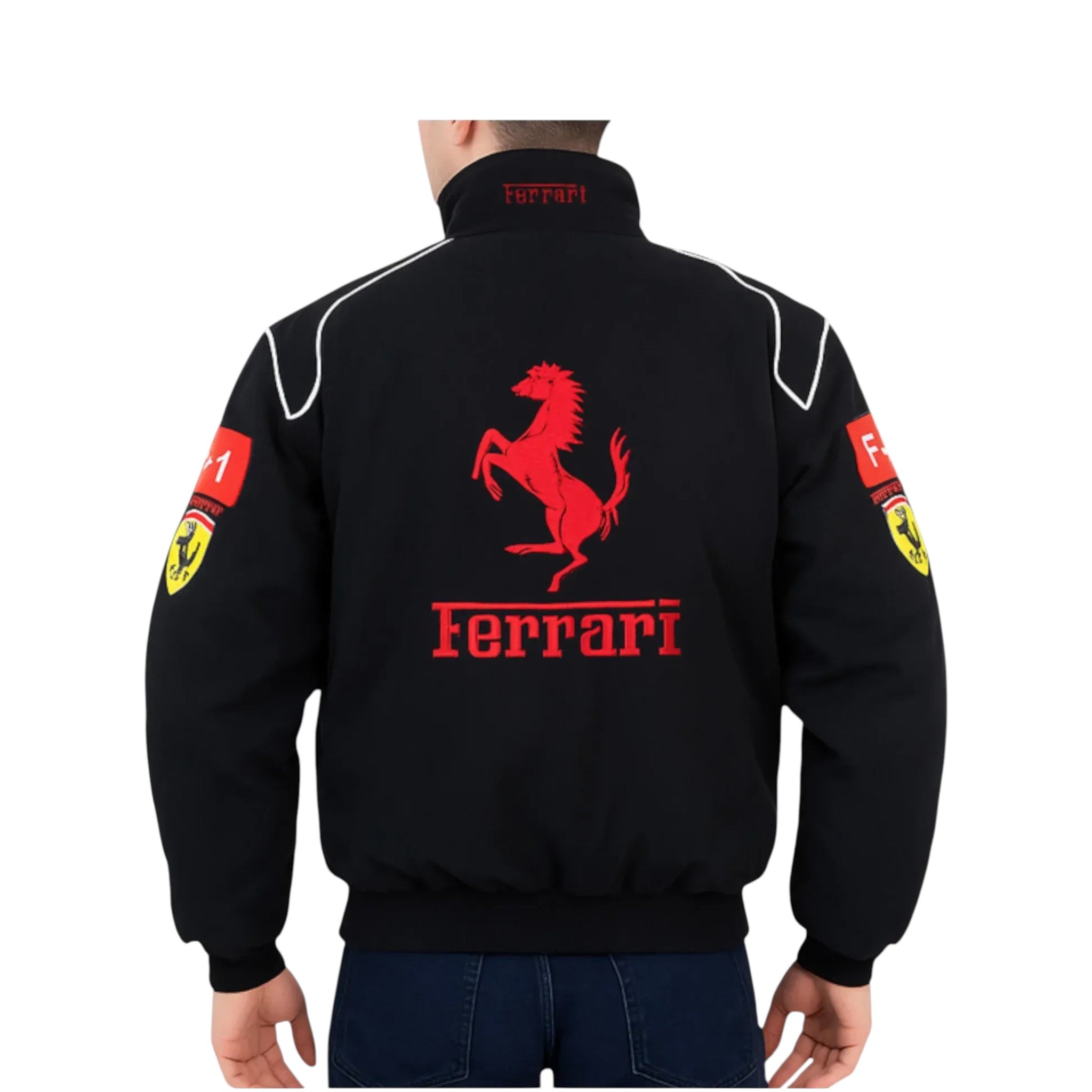 Ferrari F1 Vintage Racing Jacket Black – SpeedLine Racewear