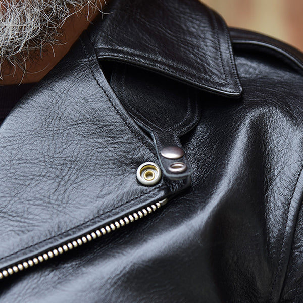 La Brea / 1930s MOTORCYCLE JACKET / DOUBLE BREASTED TYPE TYPE