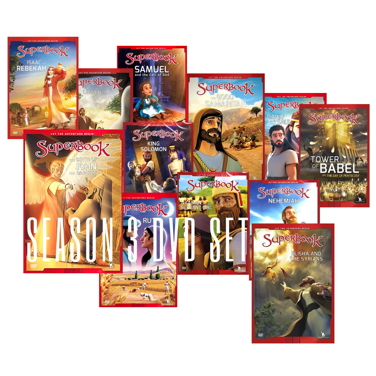Full Set: Superbook DVD Collection Season 3 (13 Episodes) — Speedy