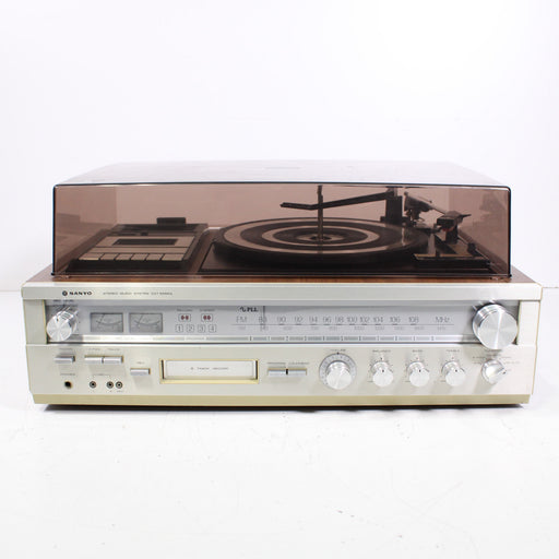 Sanyo DXT-5252 Vintage Stereo Music System Turntable 8 Track
