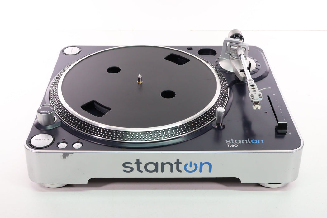 Stanton T60 Direct-Drive Turntable Vinyl Record Player with Power