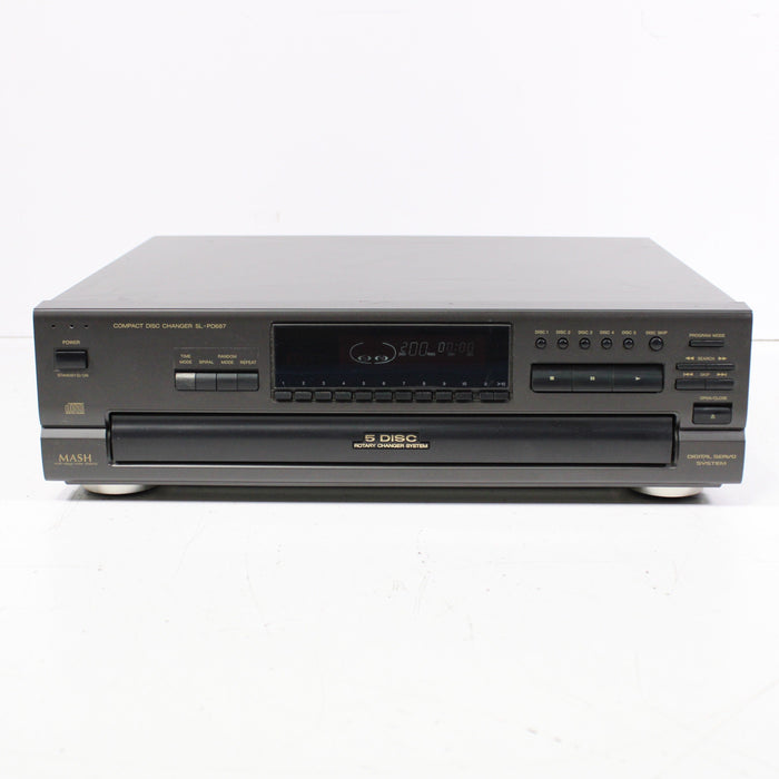 Technics SL-PD687 5-Disc Carousel CD Changer Compact Disc Player