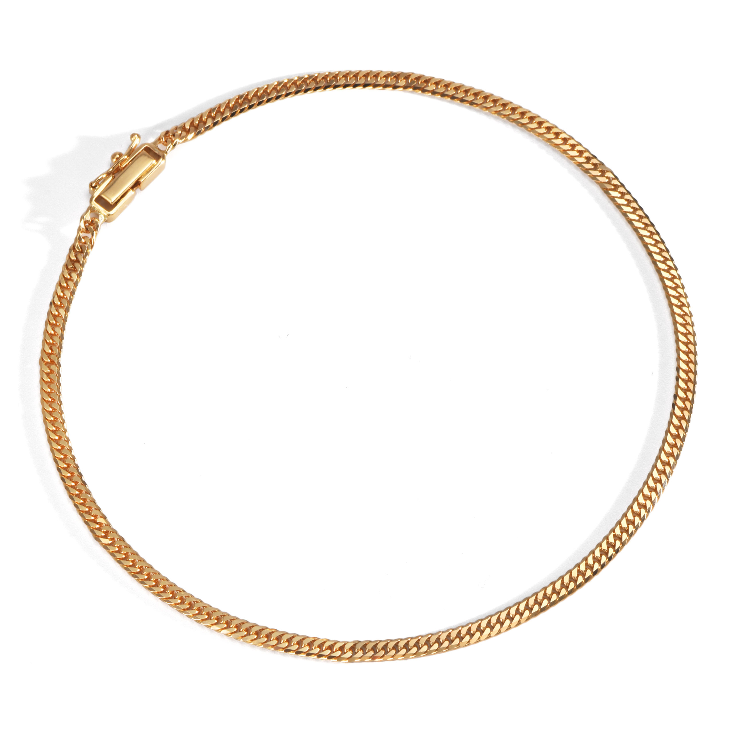 K18 18金 喜平アンクレット 6面ダブル 5g 23cm 2.4mm幅 中折れ | SPERANZA