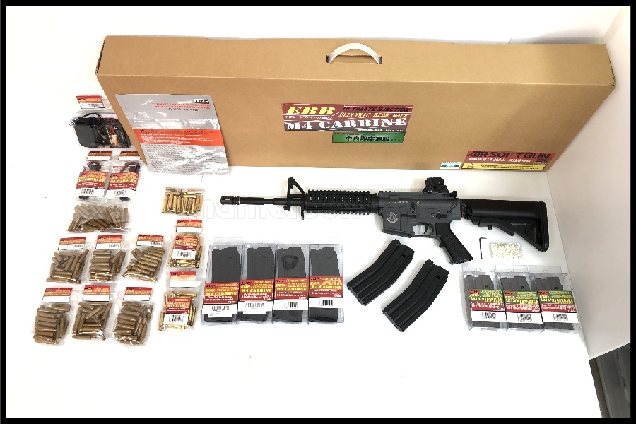 TOP M4カービン ライブカートタイプ ブローバック電動ガン 中央即応