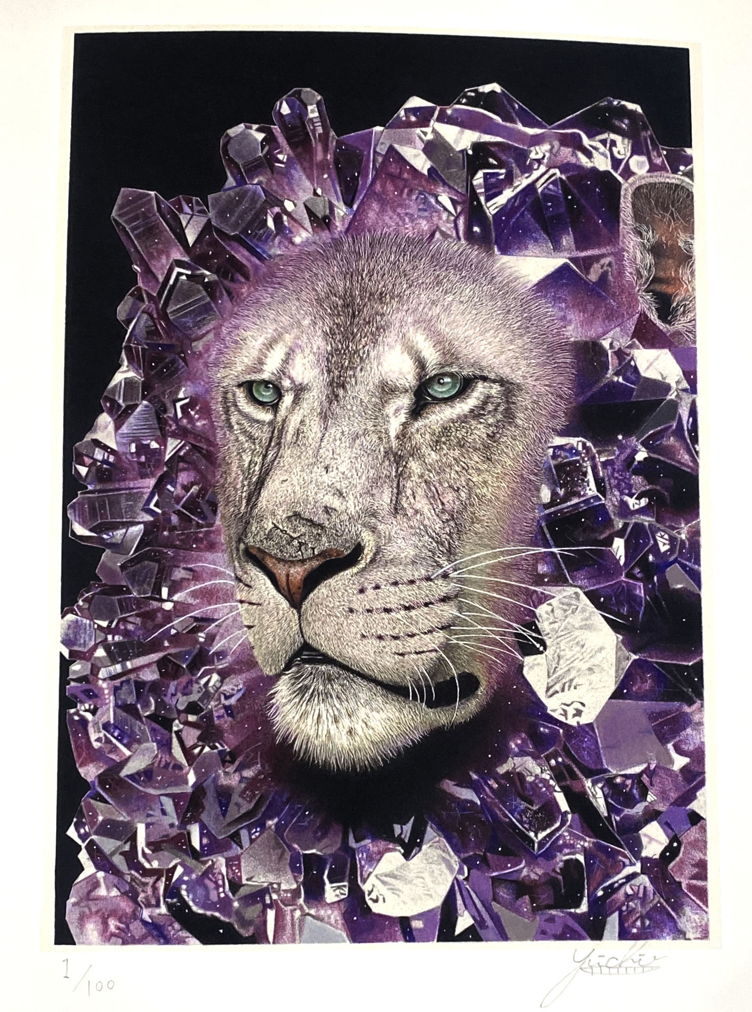 ライオン丸サイン入りアート ライオン丸サイン入りアート