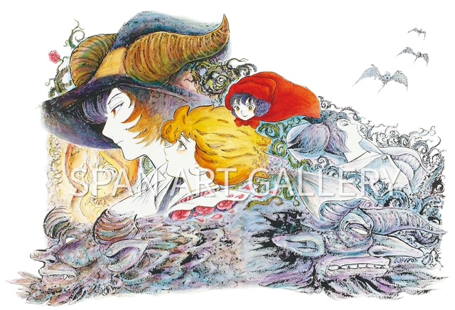 Span Art Gallery / 【サイン入り】高橋葉介複製画 額付き 「夢幻紳士