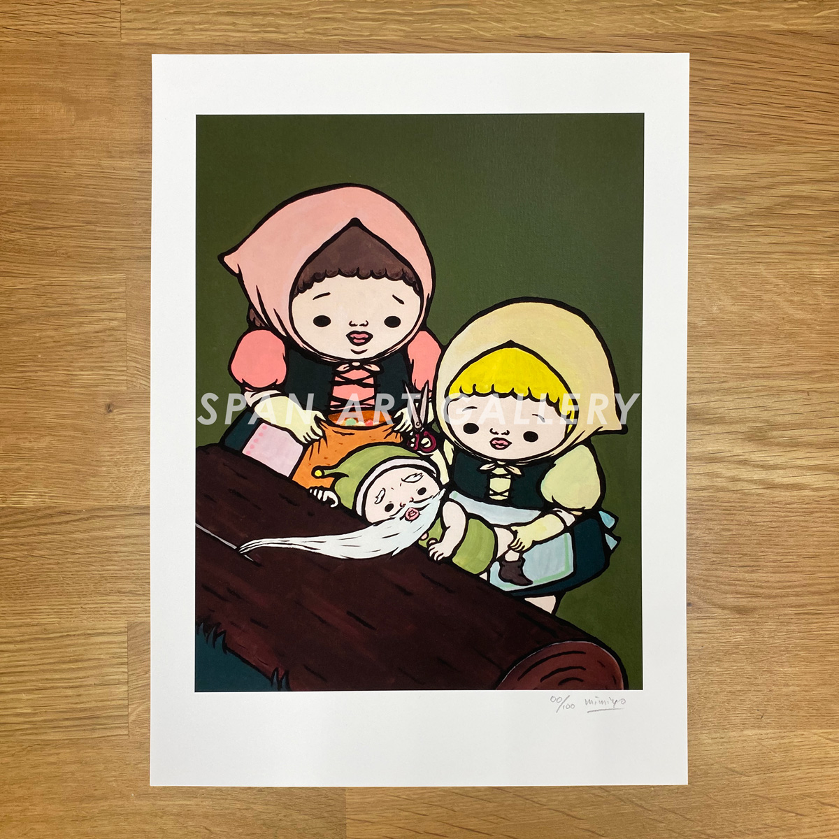 Span Art Gallery / 【直筆サイン・エディション入】友沢ミミヨ 額付き