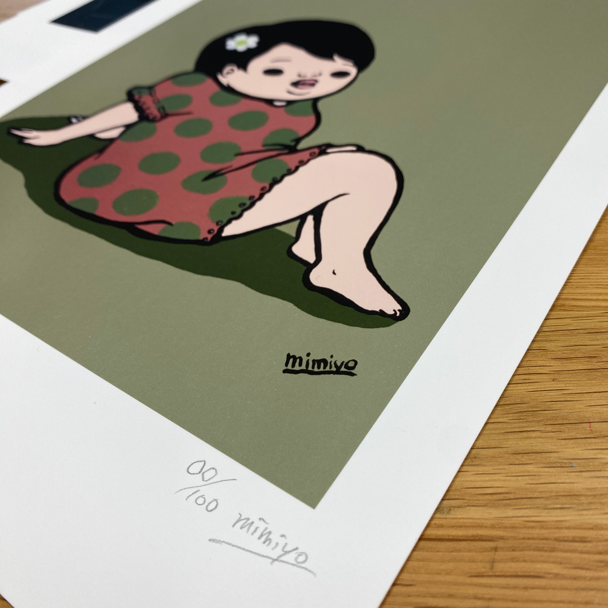 Span Art Gallery / 【直筆サイン・エディション入】友沢ミミヨ 額付き