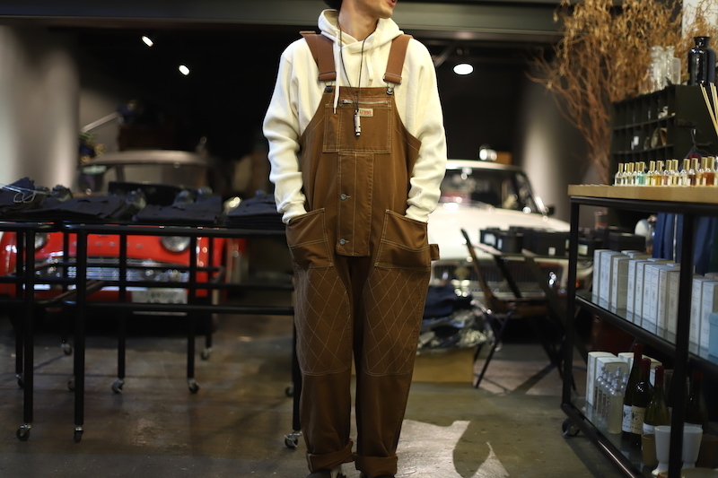 LYBRO CARPENTER DUNGAREE DUCK [ Nigel Cabourn ] - spares