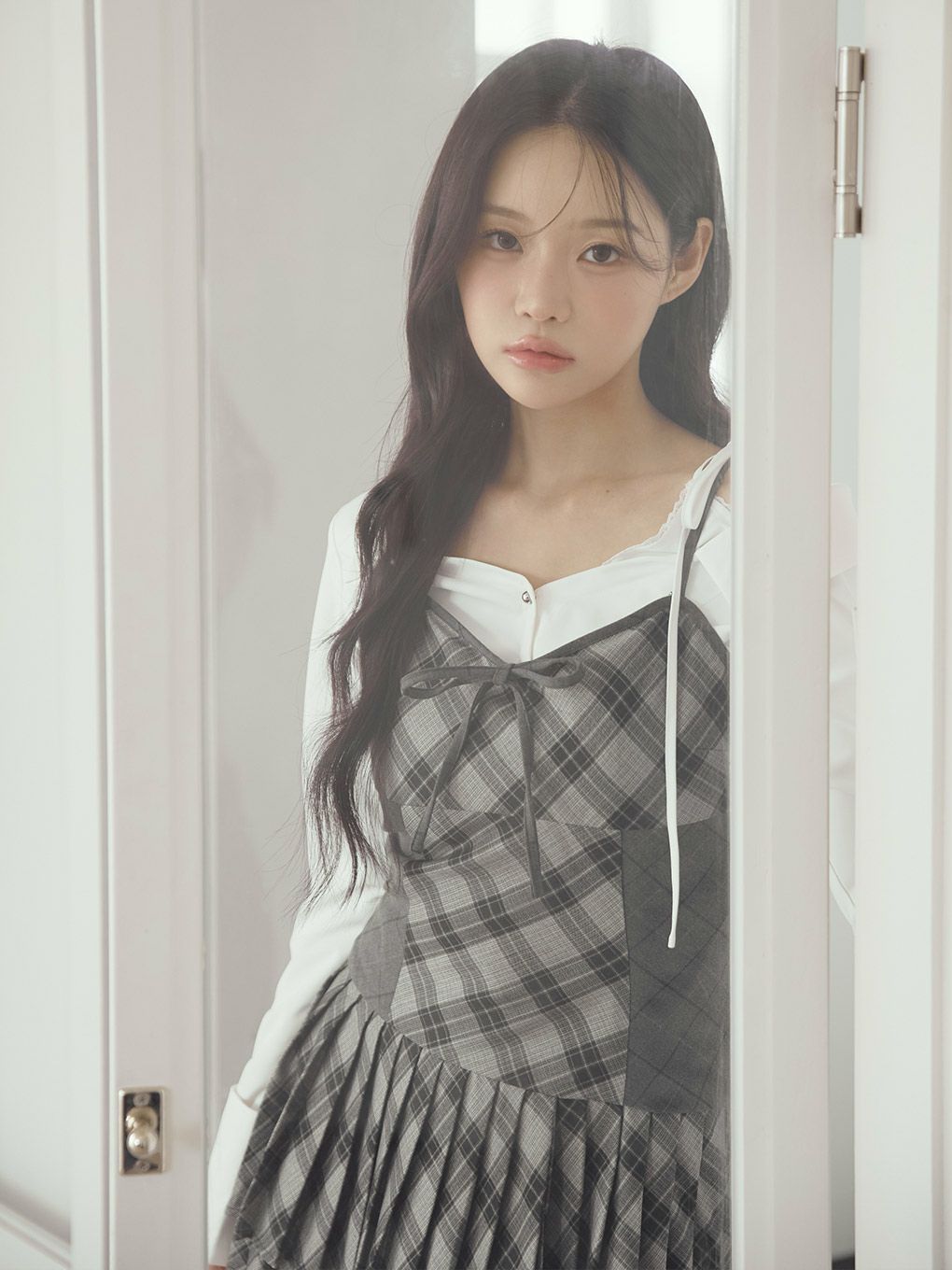 BUBBLES】ミックスチェックキャミワンピース | sparkling mall online