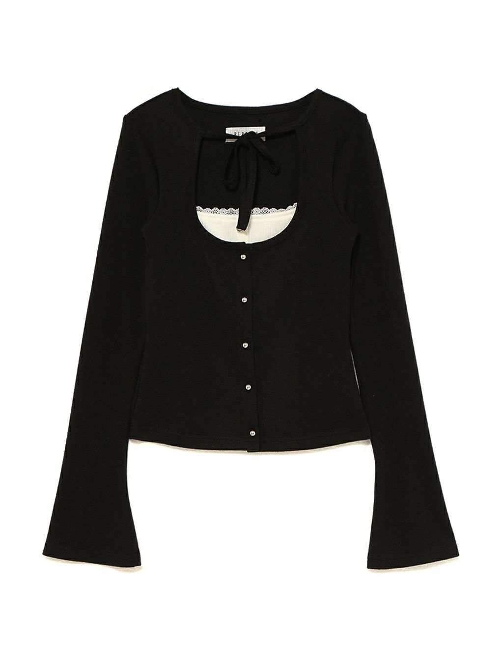 BUBBLES】レイヤードリブトップス | sparkling mall online store