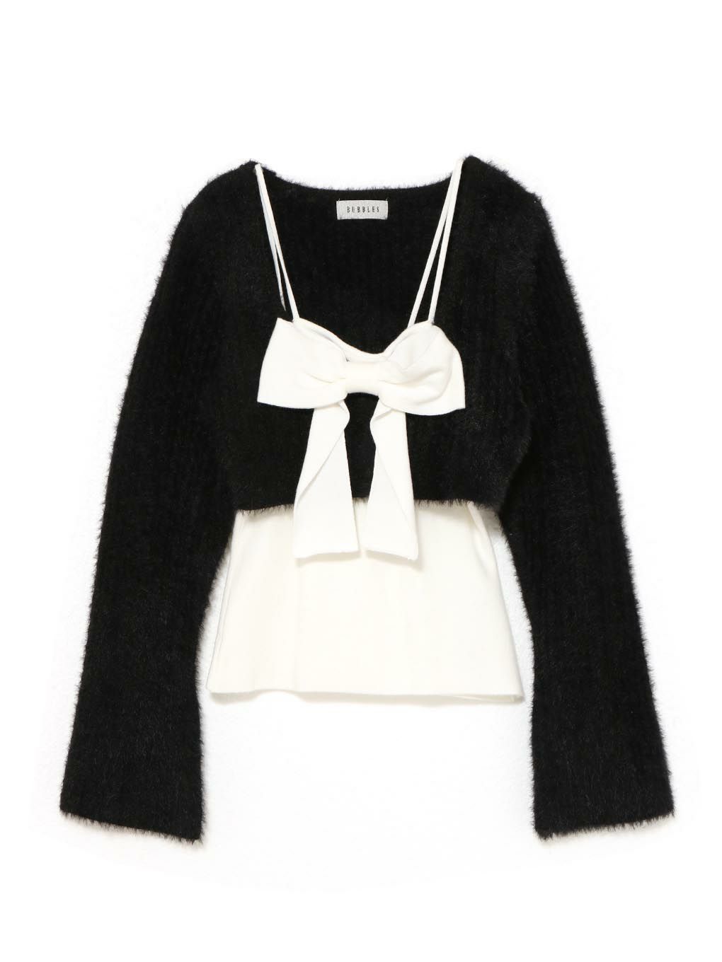 BUBBLES】リボンニットアンサンブル | sparkling mall online store