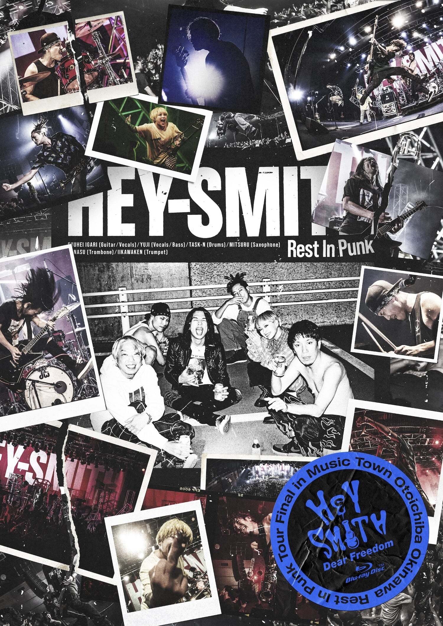 HEY-SMITH『Rest In Punk Tour』DVD＆BDジャケットを公開 『OSAKA