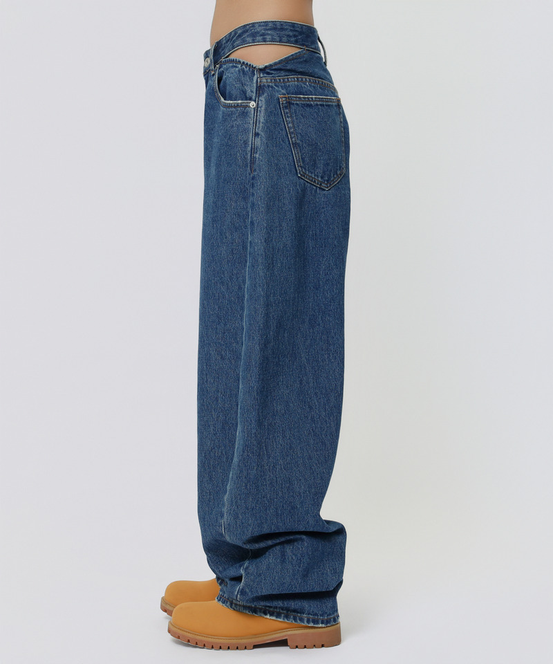 MLB】ウエストカットカーブデニム｜BACK TO THE FIELD バックトゥザ