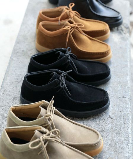 シンセティックレザー/フェイクスウェードモカシン シューズ | 【公式