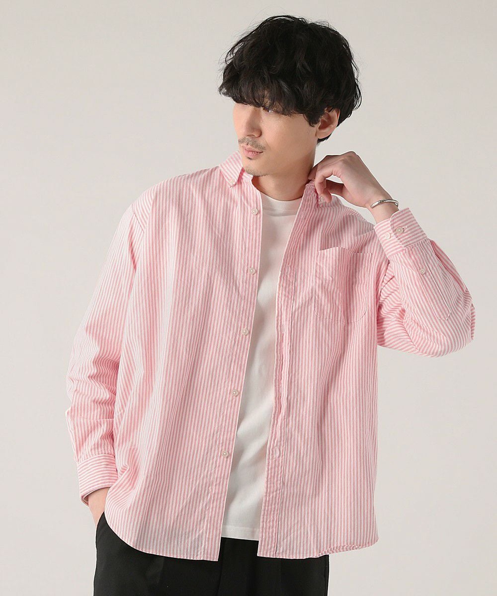 日本製オックスストライプボタンダウン長袖シャツ | 【公式】SPU スプ