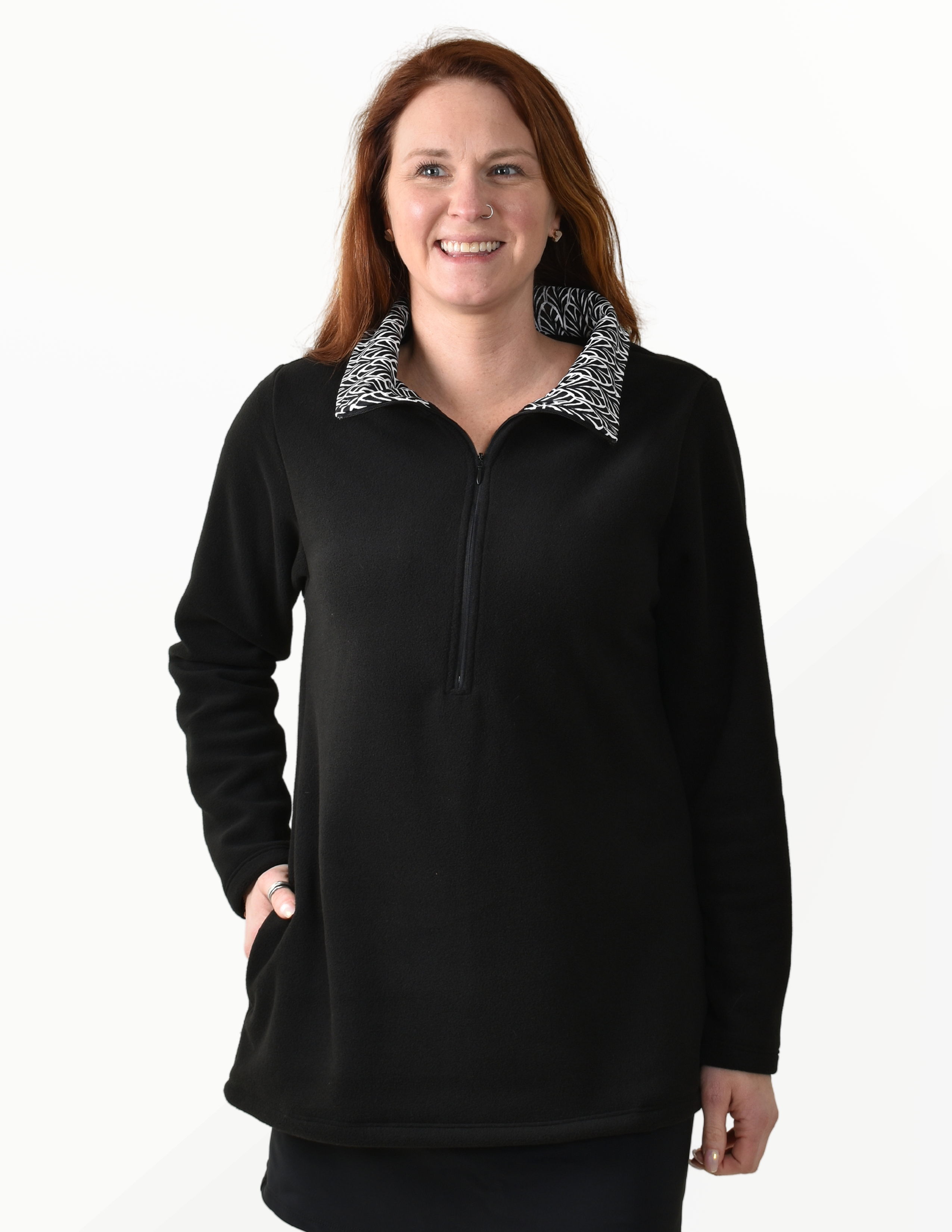 1/4 Zip Fleece Tunics – Spunkwear