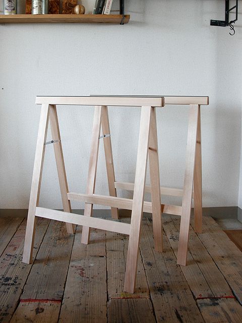 送料無料≪木脚≫【ウッドスタンド/ハイタイプ/750-900/2脚1セット