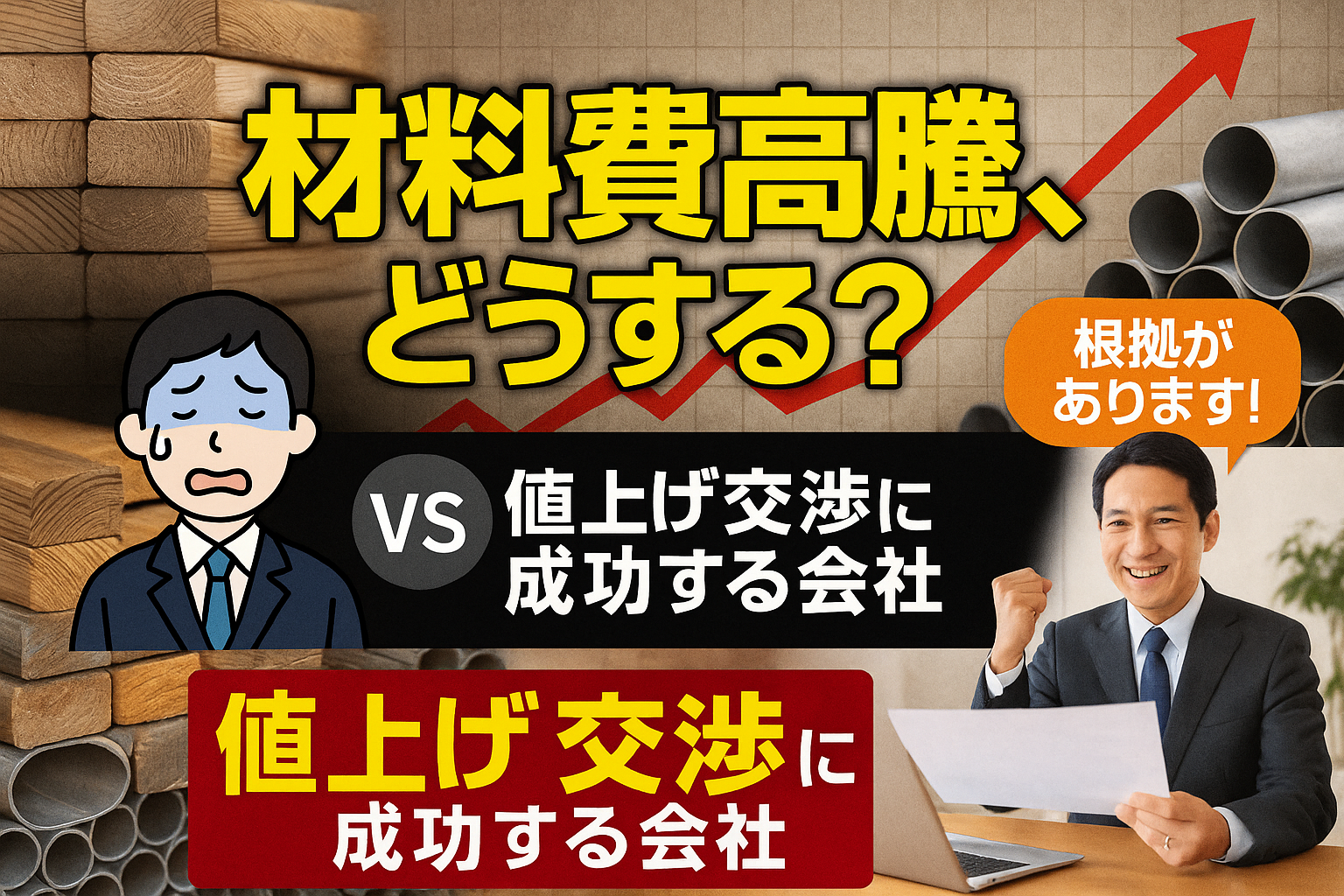 材料費が上がったのに、単価はそのまま…」値上げ交渉に成功する会社