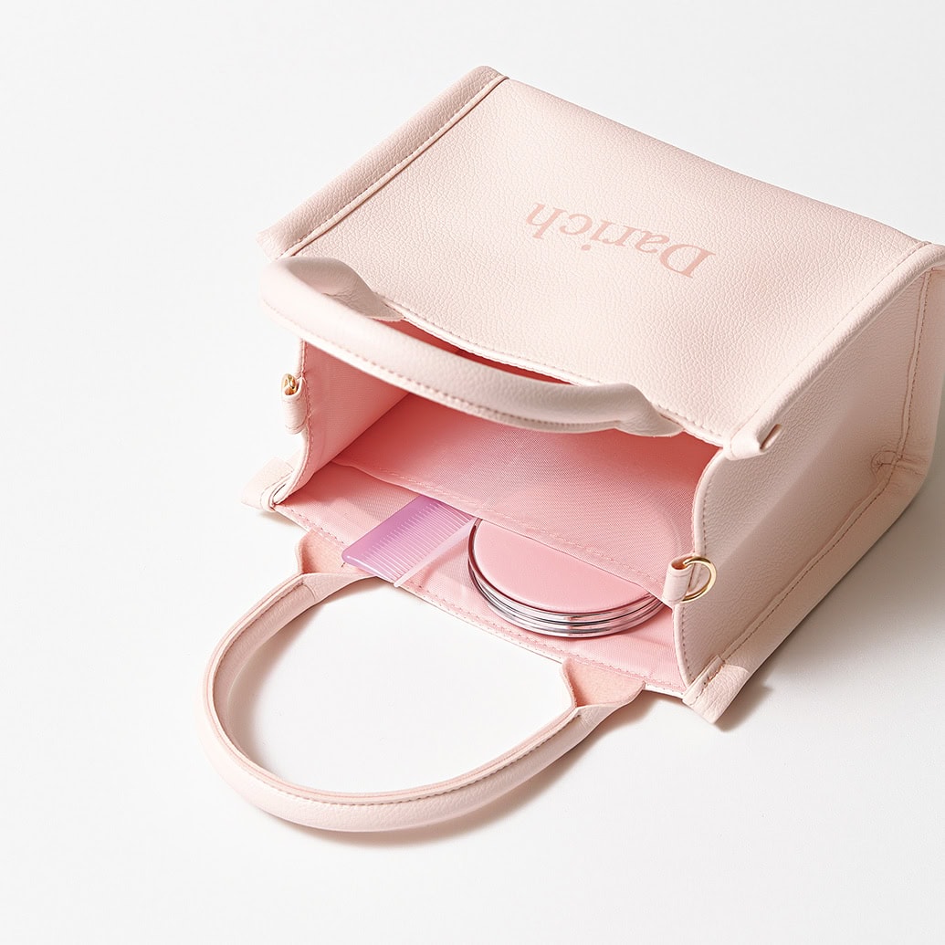 付録】大人ピンクで高見え！「ダーリッチ」ショルダーストラップつき