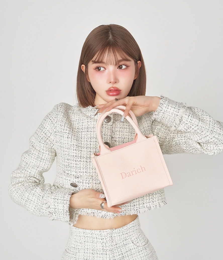 付録】大人ピンクで高見え！「ダーリッチ」ショルダーストラップつき