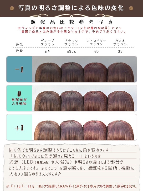 ストロベリーブラウン】ロングストレート【ウィッグ】【高品質コスプレ