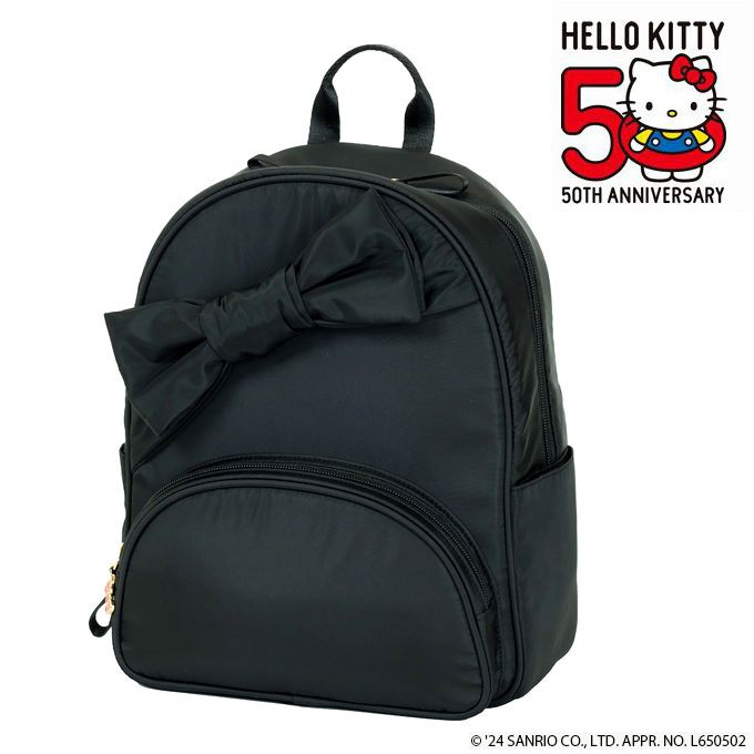 A-667 Hello Kitty リボンリュック(M)ブラック| キャリーバッグは信頼