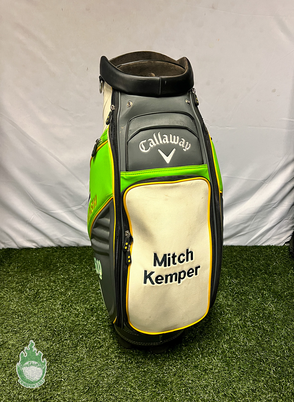 Used Callaway Epic Flash Tour Staff Golf Cart Carry Bag White