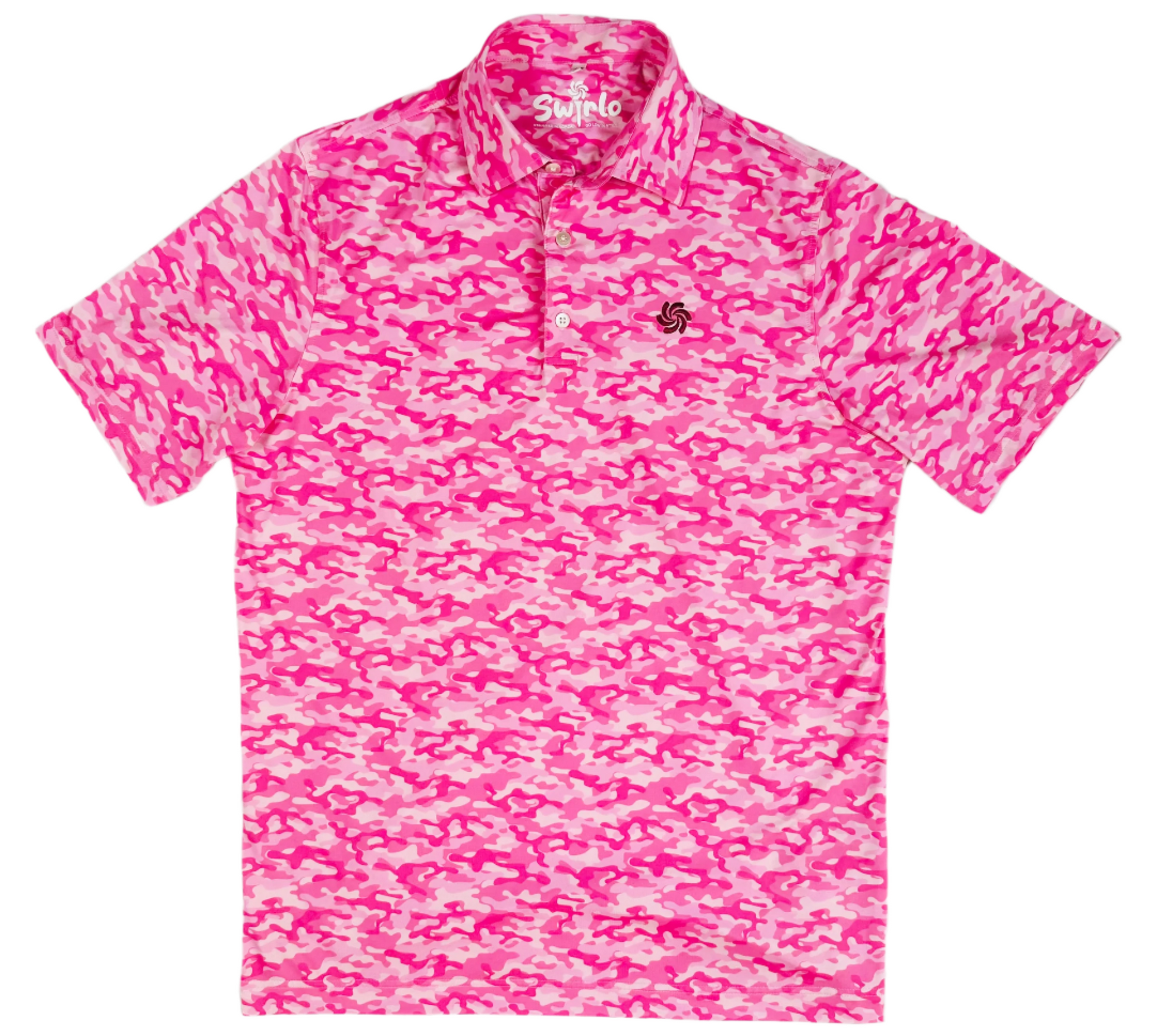 Pink Camo Golf Polo – Swirlo Golf
