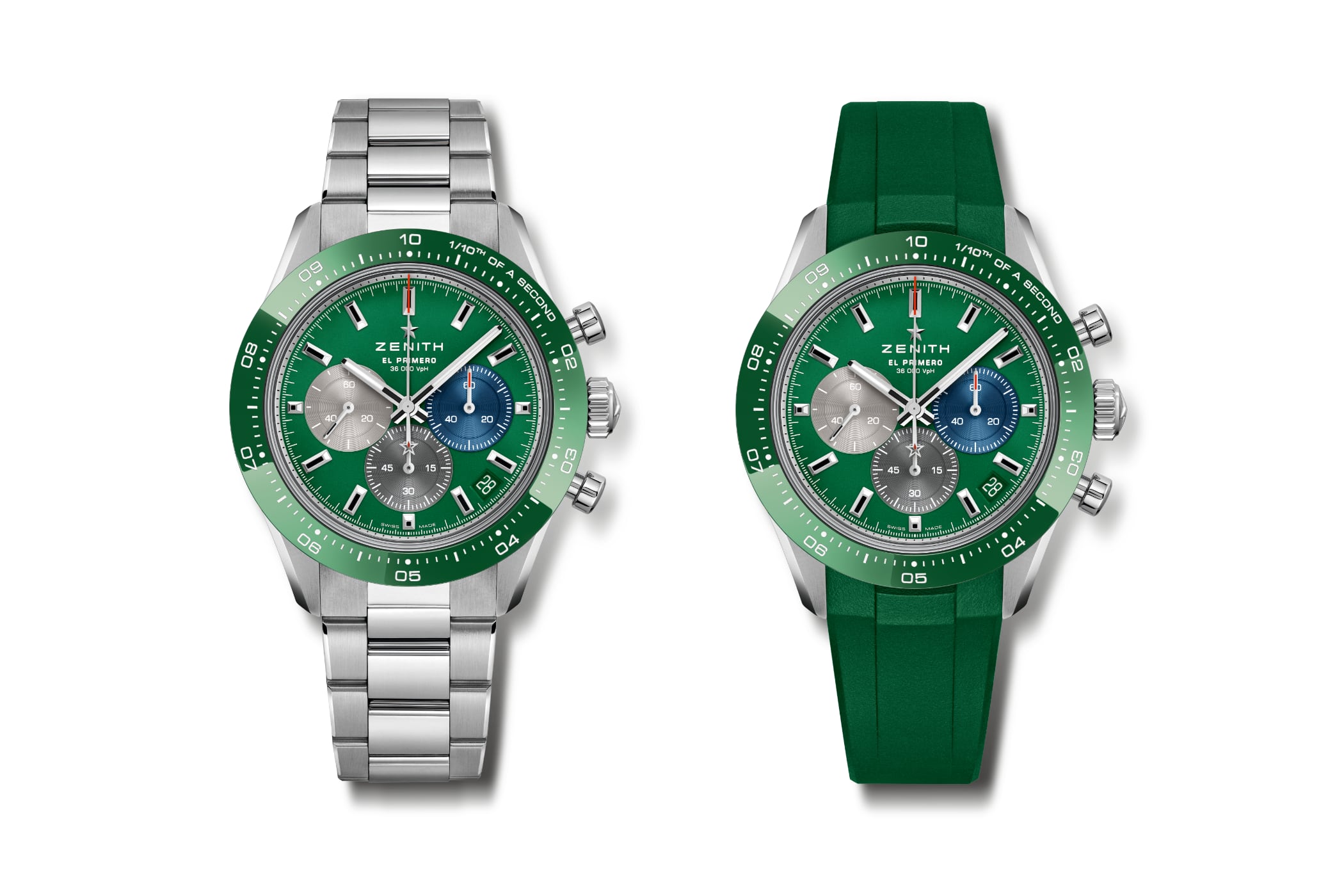 Zenith Chronomaster Sport Green: Core Collection Gets Coloured