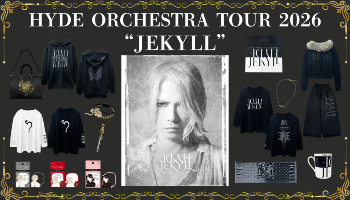 CDJapan : HYDE Orchestra Tour 2026 “JEKYLL” Collectibles Available