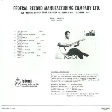 JAZZ JAMAICA/ERNEST RANGLIN/アーネスト・ラングリン/1964年に