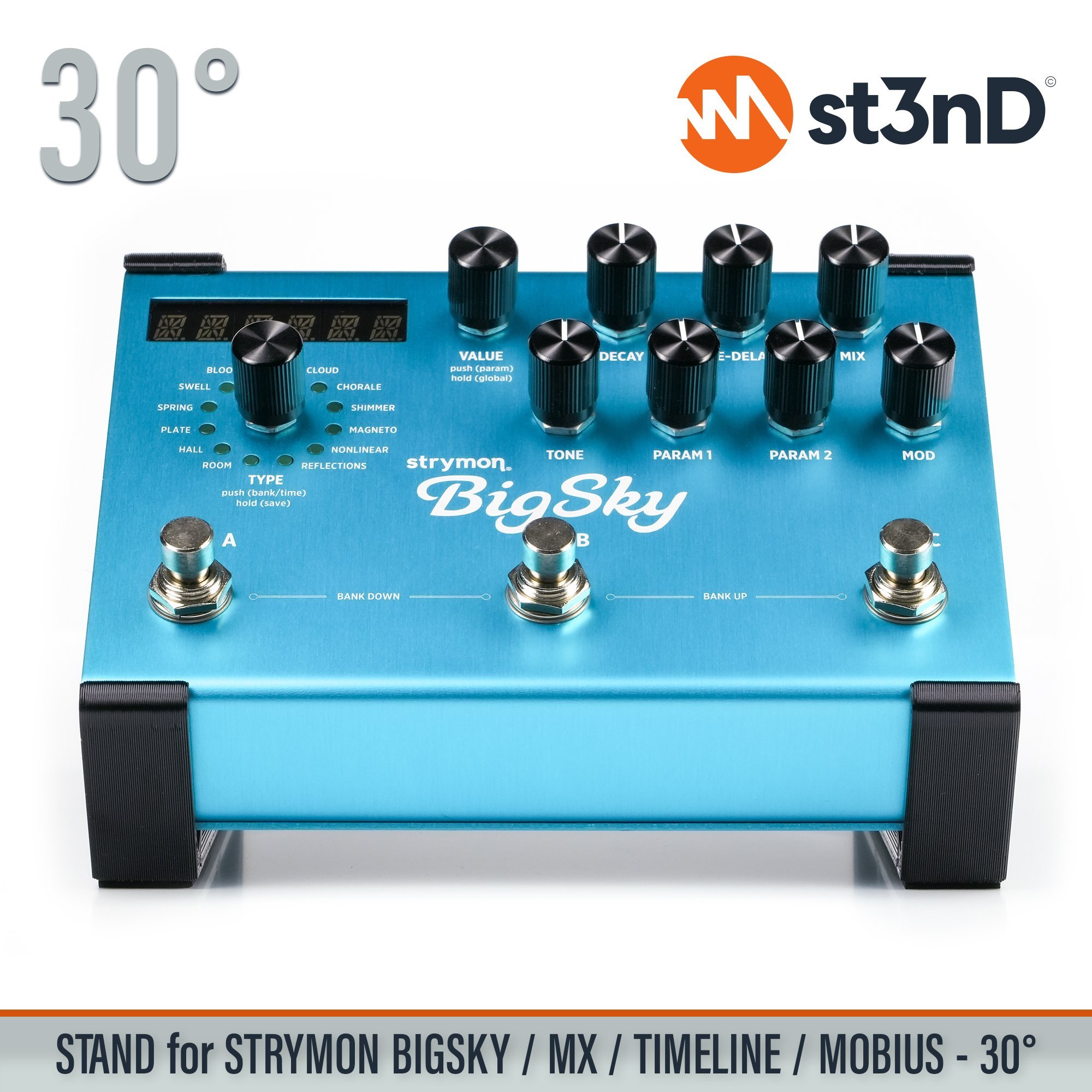 STAND for STRYMON BIGSKY / MX / TIMELINE / MOBIUS FX PEDALS - 30