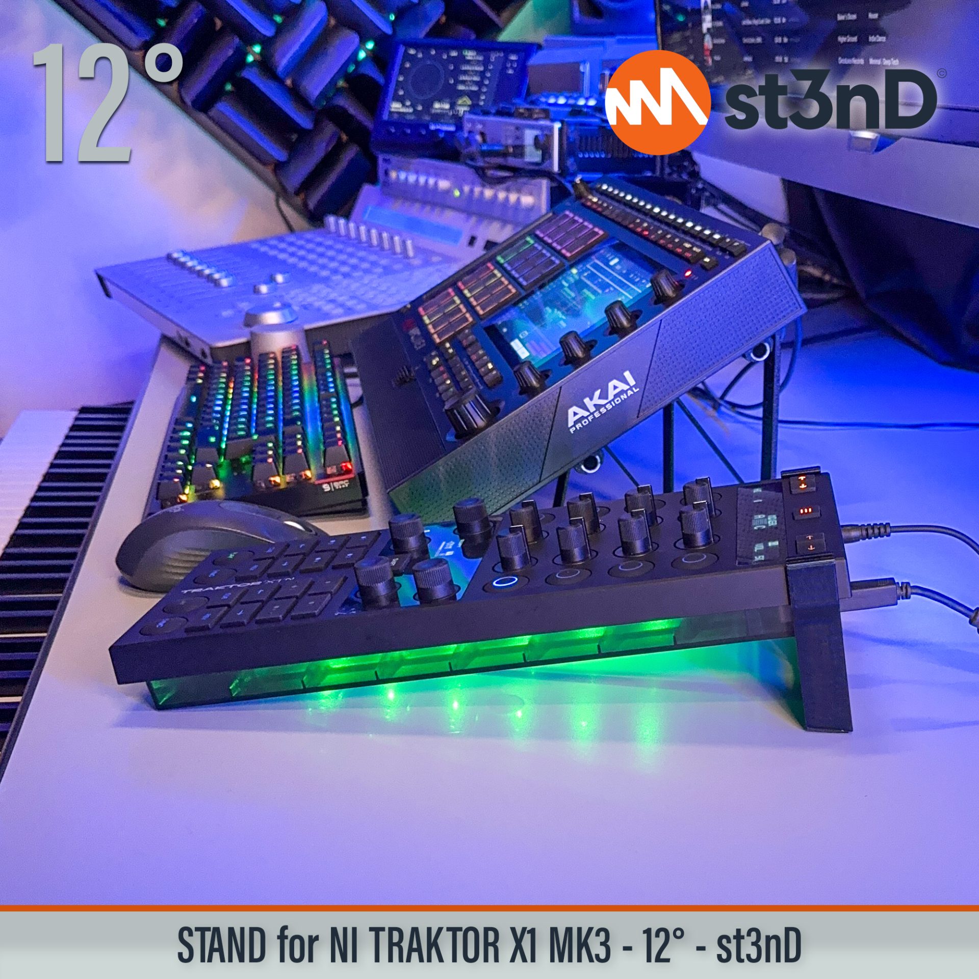 STAND for NATIVE INSTRUMENTS TRAKTOR X1 Mk3 - 12° - Synth Stand +