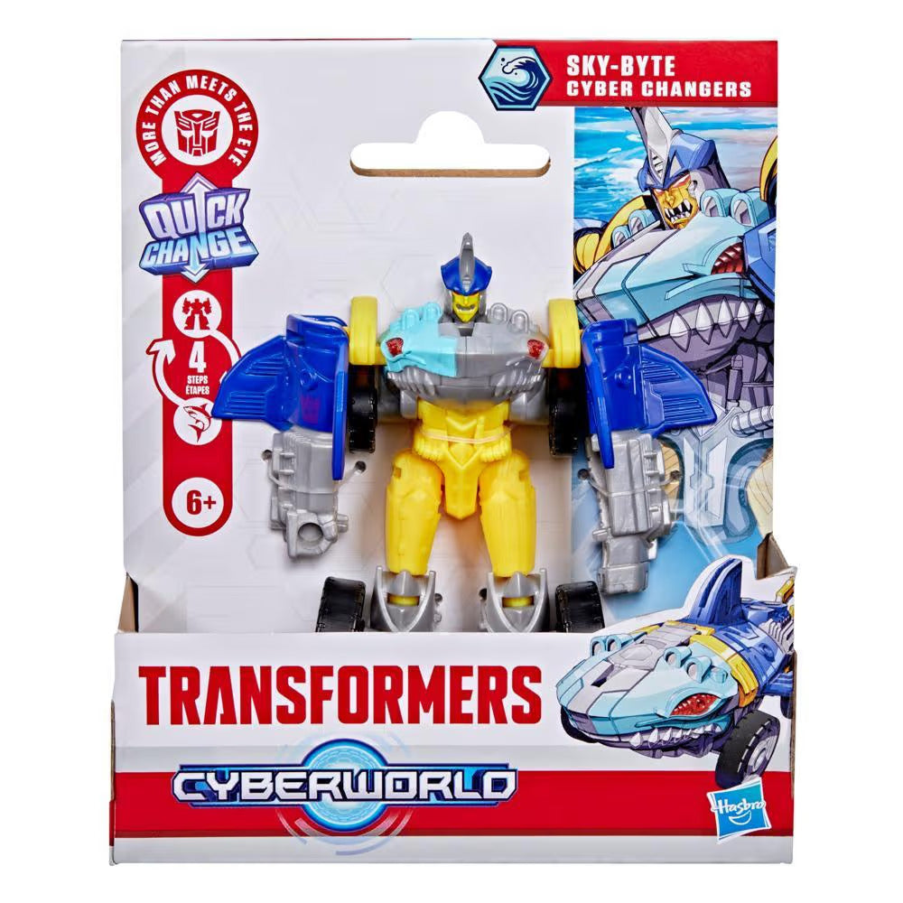 Transformers Cyberworld Cyber Changers Sky-Byte Action Figure| St